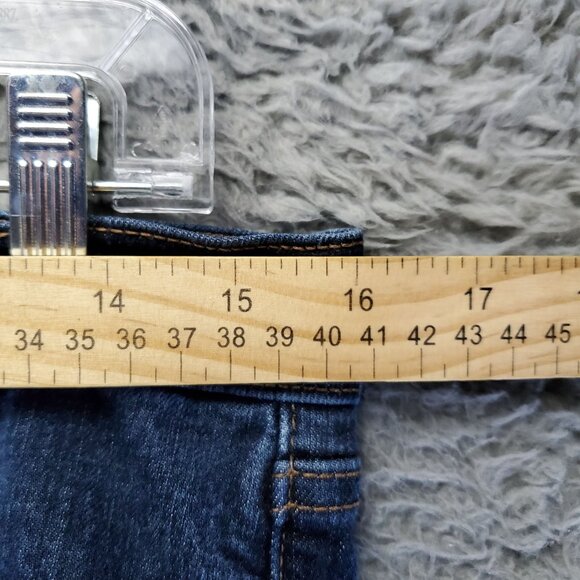 Old Navy Jeans Womens 12 Long Blue Original Skinny Long Stretch Cotton Blend - Picture 4 of 11